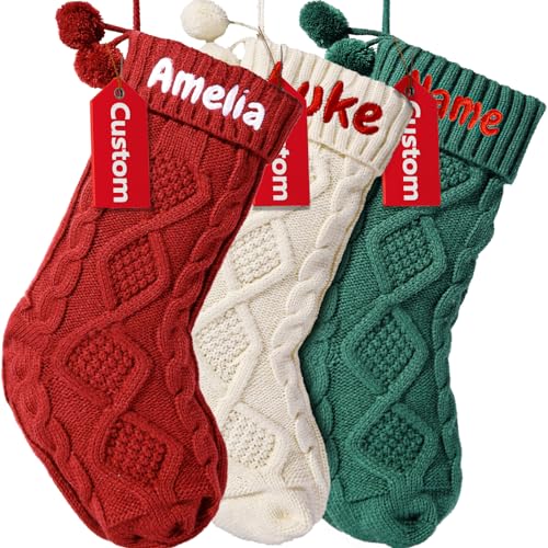 Bemaystar Weihnachtsstrumpf personalisiert mit Namen Weihnachten Geschenktasche Personalisierte Xmas Socken für Feiertags,Familienparty,Dekor,Geschenk Bemaystar Weihnachtsstrumpf personalisiert mit Namen Weihnachten Geschenktasche Personalisierte Xmas Socken für Feiertags,Familienparty,Dekor,Geschenk von Bemaystar