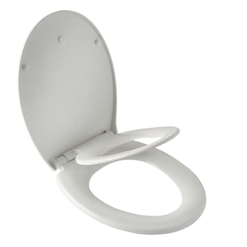 BEMIS Reybridge Family WC-Sitz Kinderring Slow Close Take Off Top Fix Thermoplast Weiß | WC-Sitz mit Take Off Top Fix | Unzerbrechlich und recycelbar Langlebiger Thermoplast | Einfache Installation von Bemis