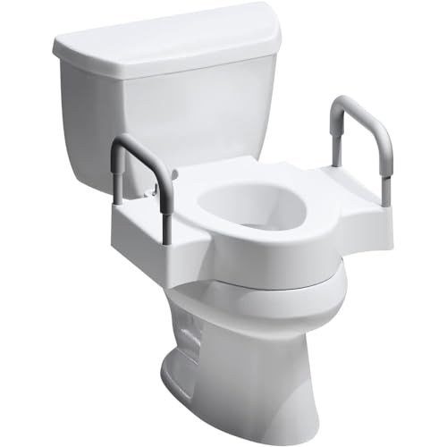 Bemis Rise WC-Sitz mit Doppelverriegelung und Sicherheitsarmen, 11,4 cm von Bemis