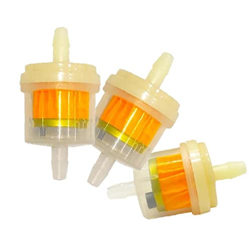3 Stücke Motorrad Gas Kraftstoff Benzinölfilter Für Roller Motorrad Moped Gas Roller Schmutz Bike ATV Kart Öl Kraftstofffilter von Bemvp