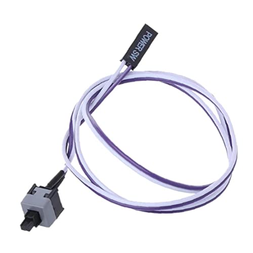 Bemvp 1 Stücke Computer Desktop ATX Power on Supply Reset Kabelschnur Switch Connector von Bemvp