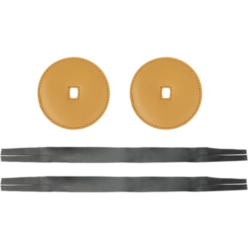 Bemvp 2 Stück Langlebige Beckengurte Pads, Leder-beckengurte, Becken-handschlaufen, Tragbares Becken-zubehör Für Schlaginstrumente Bemvp 2 Stück Langlebige Beckengurte Pads, Leder-beckengurte, Becken-handschlaufen, Tragbares Becken-zubehör Für Schlaginstrumente von Bemvp