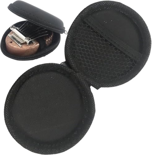 Bemvp 8-Tasten-Kalimba-Tasche, Stoßfeste Daumenklaviertasche, Kalimba-Aufbewahrungstasche, Musikinstrumententasche, Tragbare Tasche, 8 X 8 X 3 cm von Bemvp
