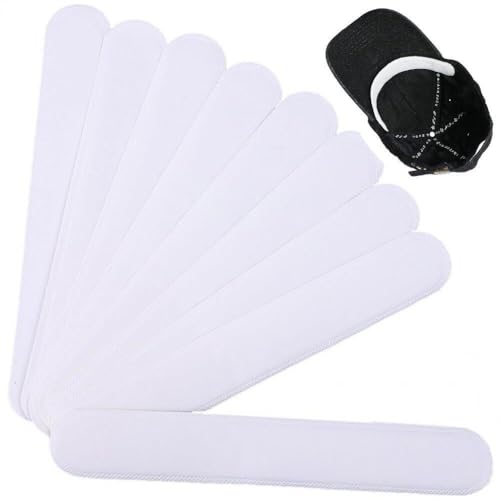 Bemvp Hat Sweat Liner 100 Stück Hat Invisible Sweat Absorber Liner Anti-schmutz-schweißband Hat Size Reducer Strip Aufkleber Für Baseballmütze von Bemvp