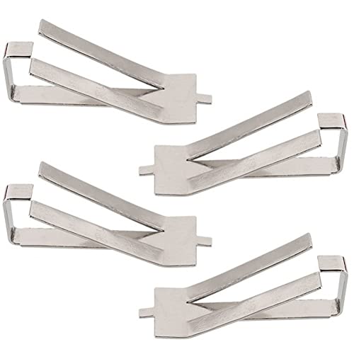 Edelstahlglas -heizungsklammern 4pcs Erhitzte Plattformhalterklemmen Für Ender 3 Um2 Hochbettglasplatte Fixklamme von Bemvp