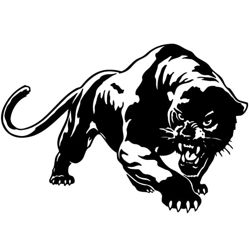 Bemvp Schwarze Leopardenautos Aufkleber Selbstklebender Fensteraufkleber Panther Form Motorhaube Mirror Abziehbilder Karosserie Dekorative Aufkleber von Bemvp