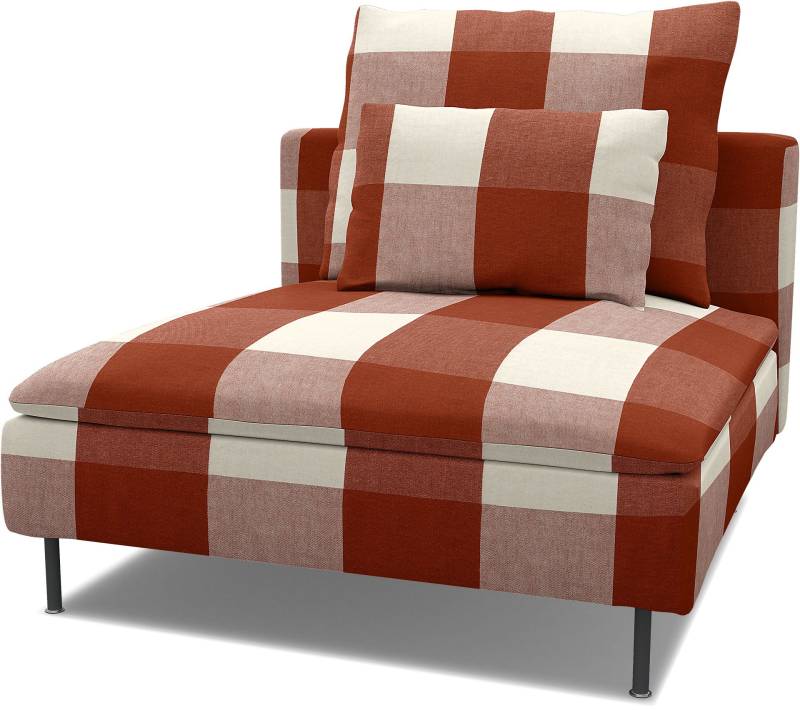 Ersatzbezug für Rückenkissen des 1er-Elementes Söderhamn, Terracotta, Leinen - Bemz Ersatzbezug für Rückenkissen des 1er-Elementes Söderhamn, Terracotta, Leinen - Bemz von Bemz