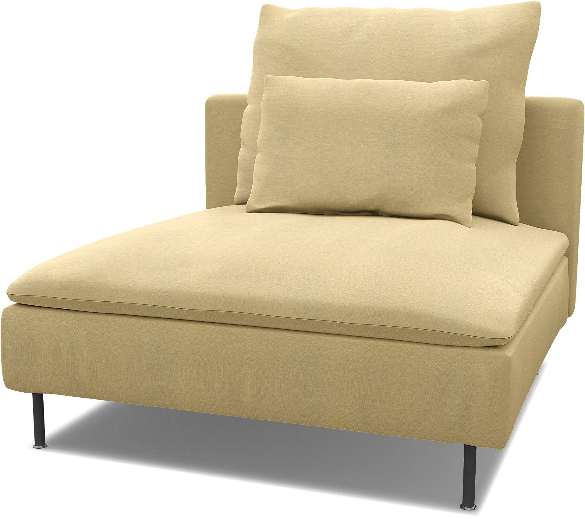 Ersatzbezug für Sitzkissen des 1er-Elementes Söderhamn, Soft Yellow, Leinen - Bemz Ersatzbezug für Sitzkissen des 1er-Elementes Söderhamn, Soft Yellow, Leinen - Bemz von Bemz