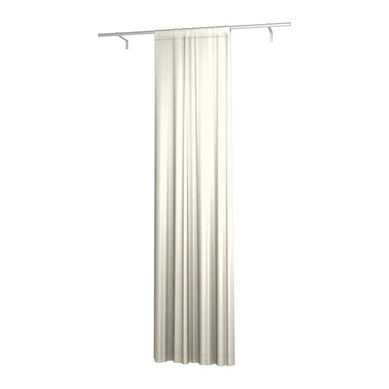Gardine, einfach Breite mit Tunnel/Creaseband, angepasst, Natural, Leinen - Bemz von Bemz