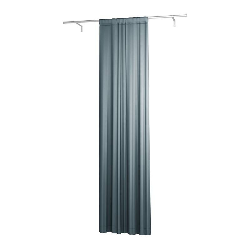 Gardine, einfach Breite mit Tunnel/Creaseband und Futter, angepasst, Duck Egg, Samt - Bemz von Bemz