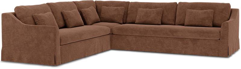 IKEA - BEZUG FÜR ECKSOFA FÄRLÖV (2+3), Vintage Rose, Samt - Bemz von Bemz