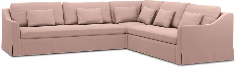IKEA - BEZUG FÜR ECKSOFA FÄRLÖV (3+2), Blush, Leinen - Bemz von Bemz