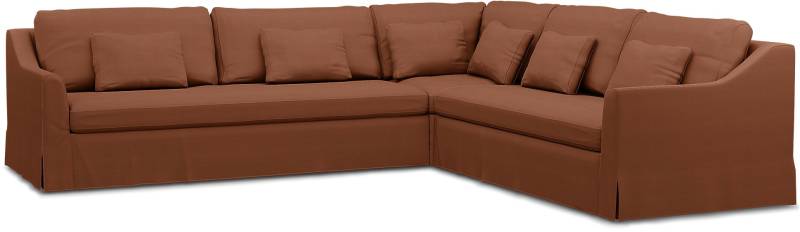 IKEA - BEZUG FÜR ECKSOFA FÄRLÖV (3+2), Rustic Rouge, Cord - Bemz von Bemz