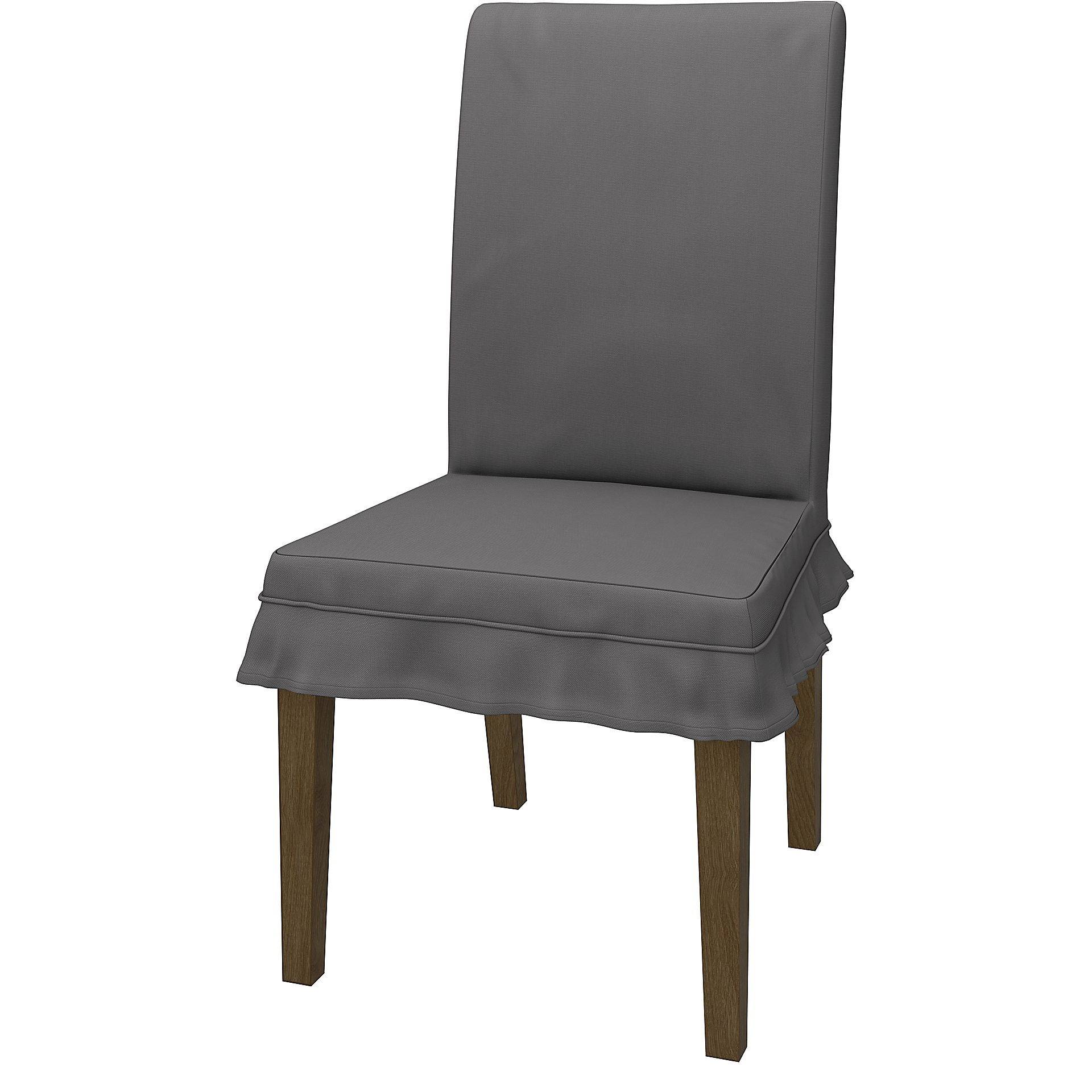 IKEA - BEZUG FÜR STUHL HENRIKSDAL KURZ UND RÜSCHEN (STANDARDMODELL), Smoked Pearl, Baumwolle - Bemz von Bemz