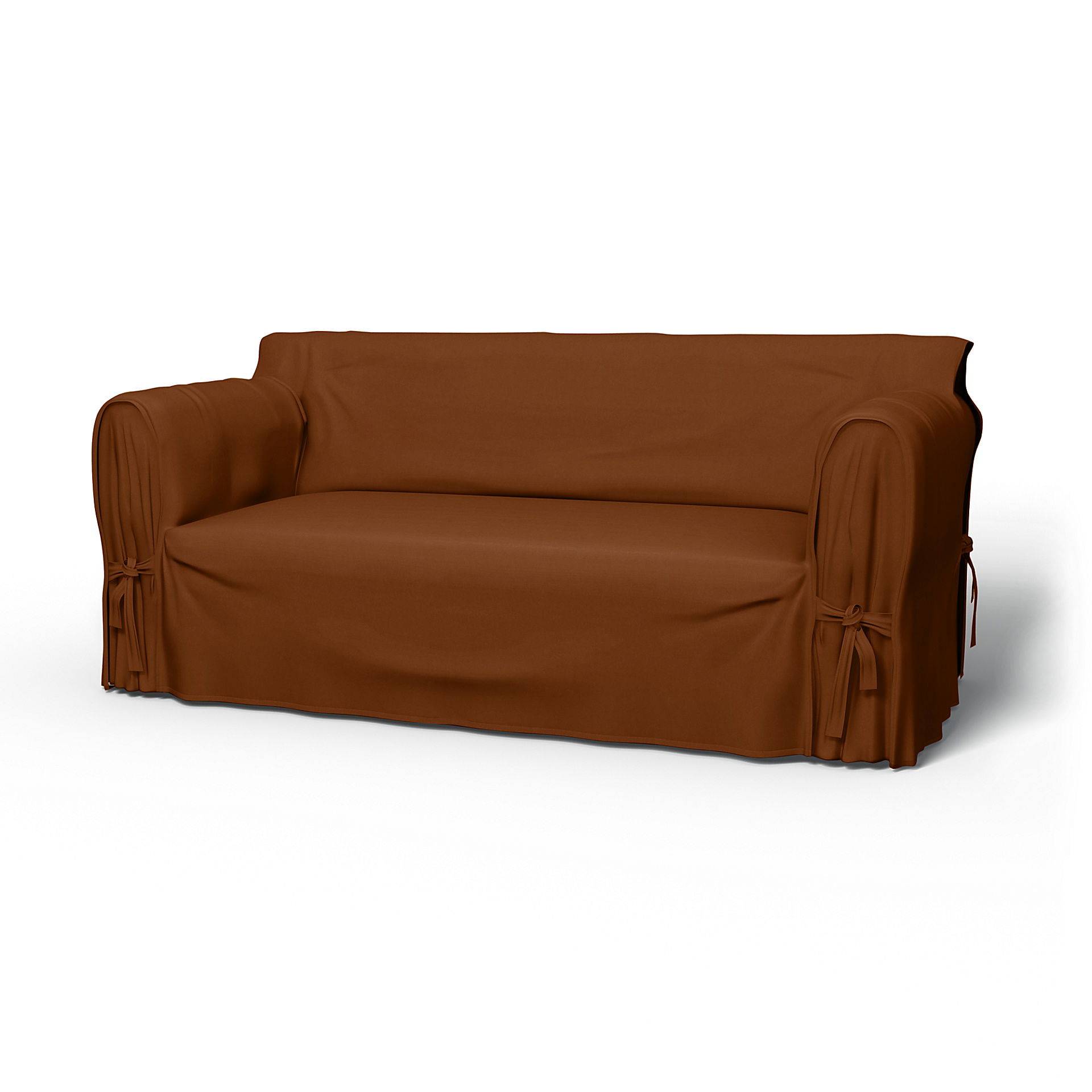 IKEA - Bezug für 2,5er-Sofas Multi Fit, Cinnamon, Samt - Bemz von Bemz