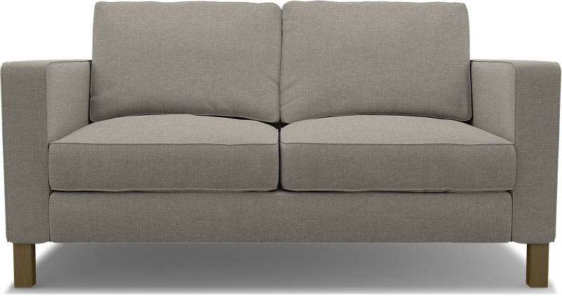 IKEA - Bezug für 2er-Sofa Karlstad, Greige, BOUCLÉ & TEXTURIERT - Bemz von Bemz