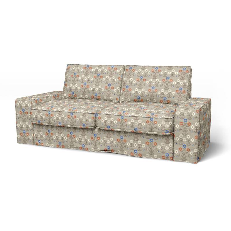 IKEA - Bezug für 2er-Sofa Kivik, Sippor Blue/Orange, BEMZ x BORÅSTAPETER COLLECTION - Bemz von Bemz