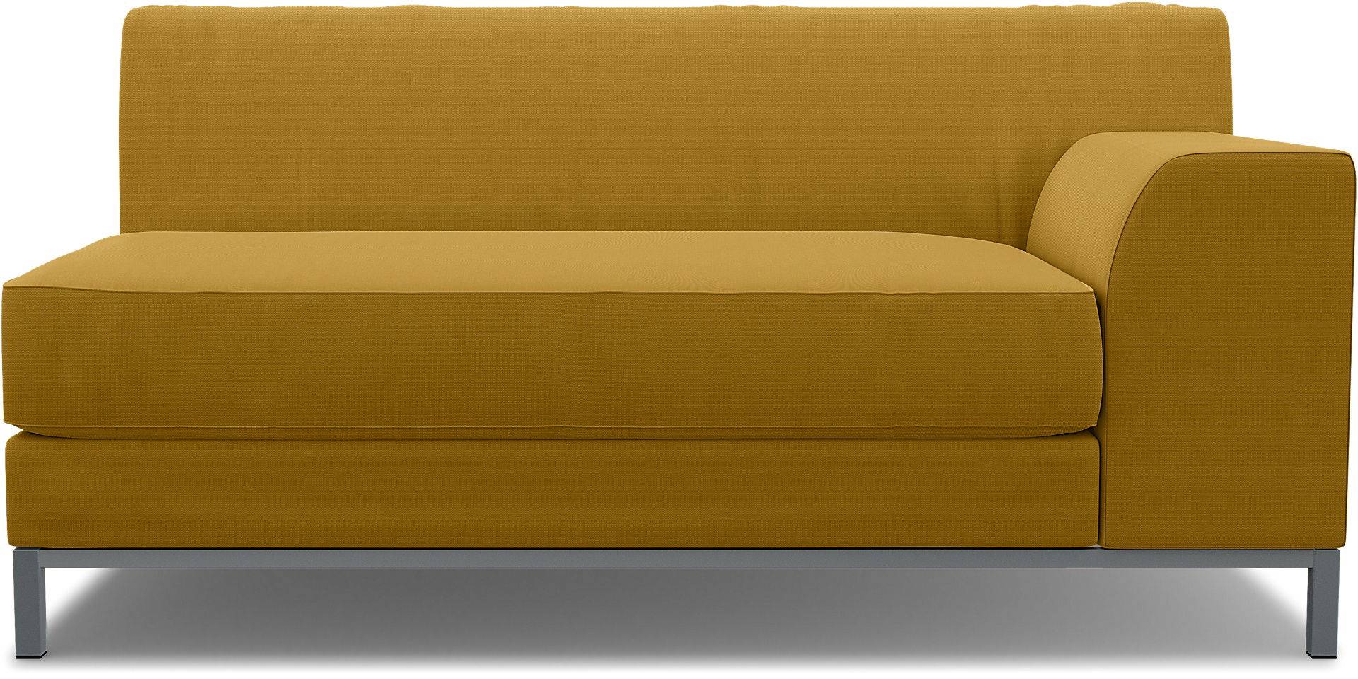 IKEA - Bezug für 2er-Sofa Kramfors, Armlehne rechts, Honey Mustard, Baumwolle - Bemz von Bemz