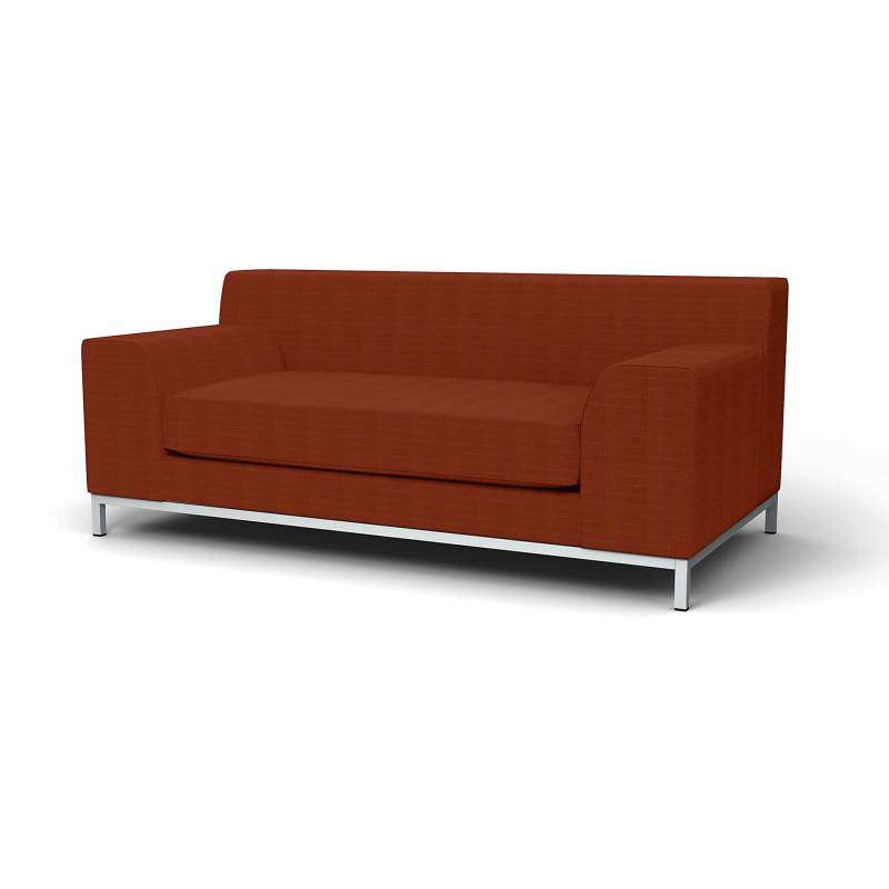 IKEA - Bezug für 2er-Sofa Kramfors, Burnt Sienna, Samt - Bemz von Bemz