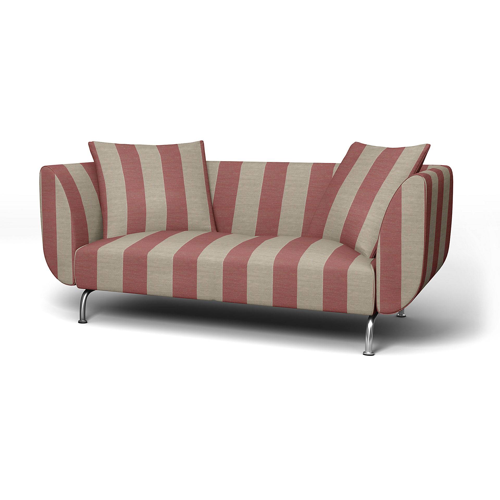 IKEA - Bezug für 2er-Sofa Strömstad, Soft Red, Leinen - Bemz IKEA - Bezug für 2er-Sofa Strömstad, Soft Red, Leinen - Bemz von Bemz
