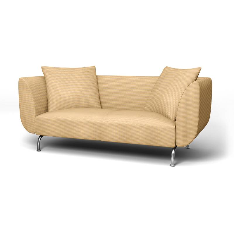 IKEA - Bezug für 2er-Sofa Strömstad, Sun Yellow, Baumwolle - Bemz von Bemz