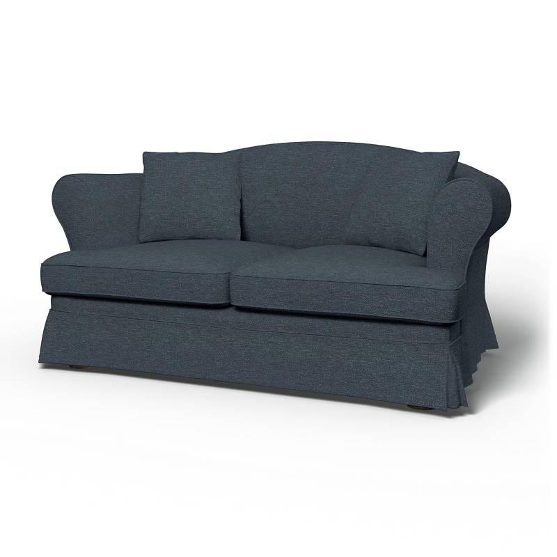 IKEA - Bezug für 2er-Sofa Sundborn, Denim, BOUCLÉ & TEXTURIERT - Bemz von Bemz