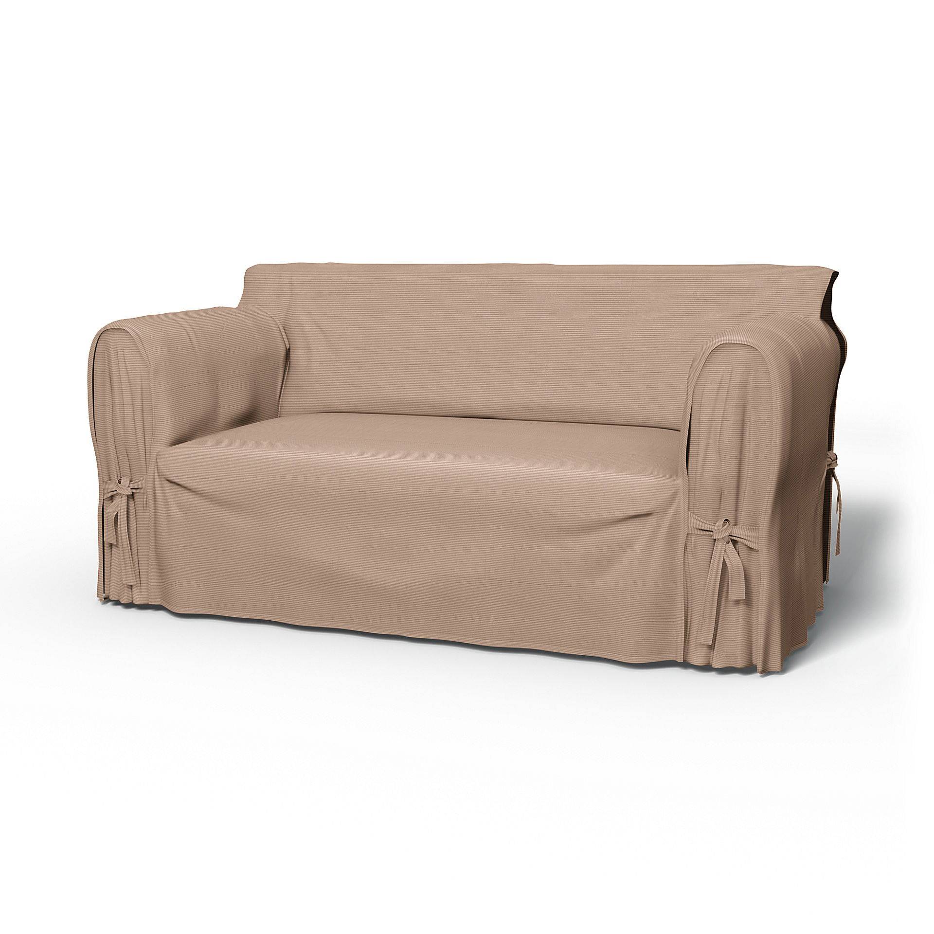 IKEA - Bezug für 2er-Sofas Multi Fit, Dusty Rose, Cord - Bemz IKEA - Bezug für 2er-Sofas Multi Fit, Dusty Rose, Cord - Bemz von Bemz