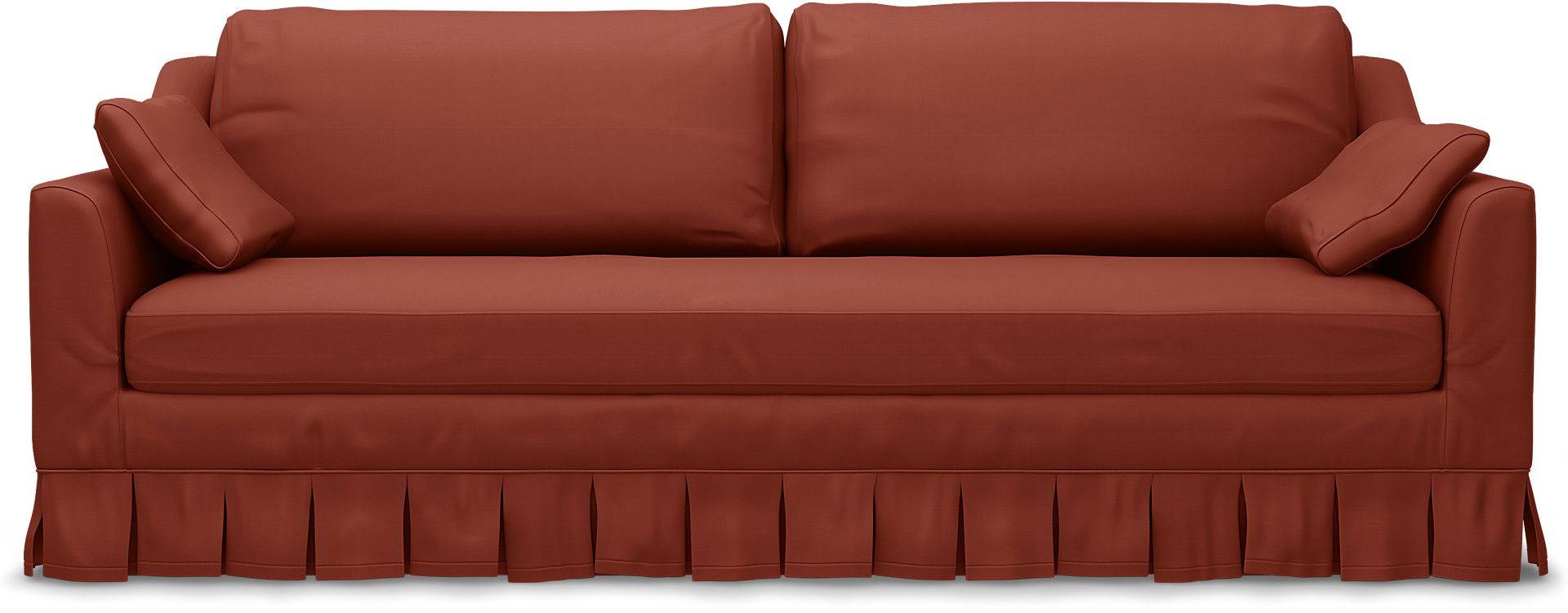 IKEA - Bezug für 3er-Sofa Färlöv, Burnt Orange, Baumwolle - Bemz von Bemz