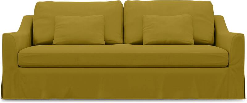 IKEA - Bezug für 3er-Sofa Färlöv, Olive Oil, Baumwolle - Bemz von Bemz