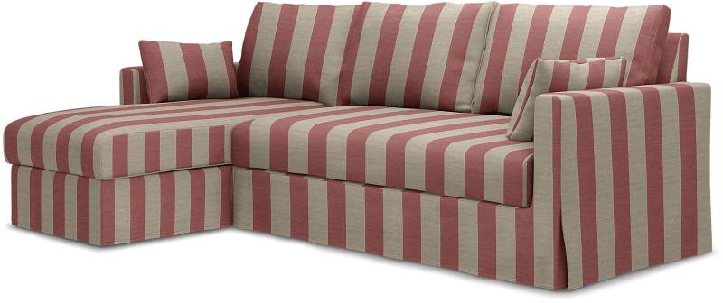 IKEA - Bezug für 3er-Sofa Hyltarp, mit Récamiere links, Soft Red, Leinen - Bemz IKEA - Bezug für 3er-Sofa Hyltarp, mit Récamiere links, Soft Red, Leinen - Bemz von Bemz
