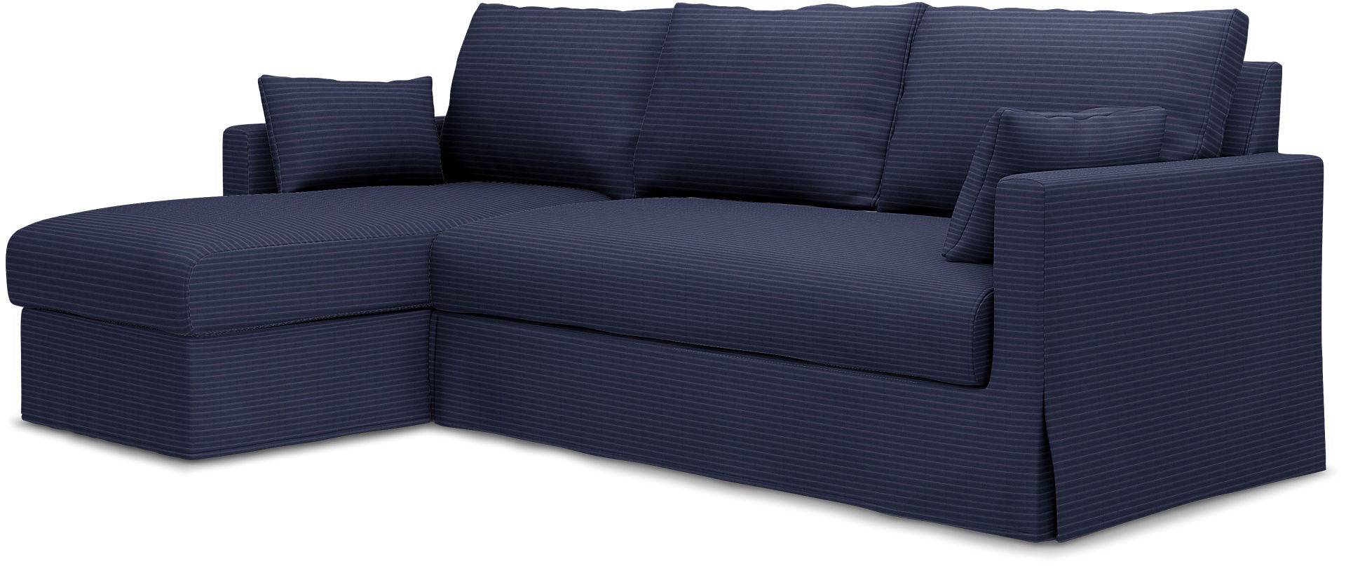 IKEA - Bezug für 3er-Sofa Hyltarp, mit Récamiere links, Volcanic Ash, Cord - Bemz IKEA - Bezug für 3er-Sofa Hyltarp, mit Récamiere links, Volcanic Ash, Cord - Bemz von Bemz