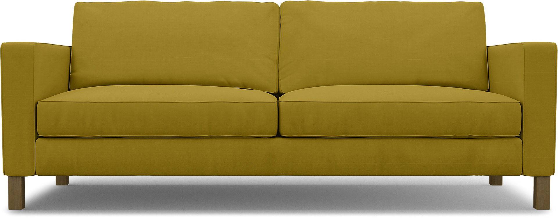 IKEA - Bezug für 3er-Sofa Karlstad, Olive Oil, Baumwolle - Bemz von Bemz