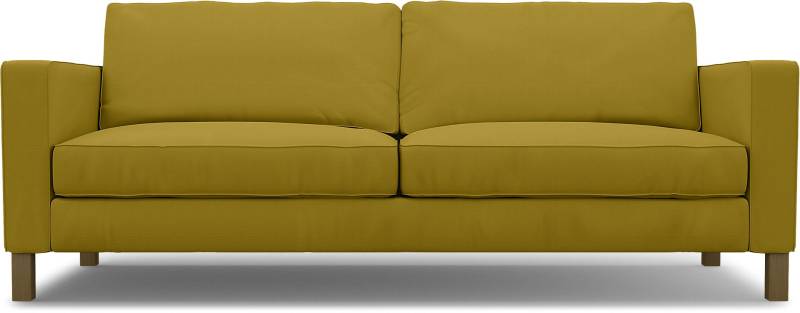 IKEA - Bezug für 3er-Sofa Karlstad, Olive Oil, Baumwolle - Bemz von Bemz