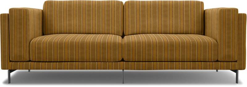 IKEA - Bezug für 3er-Sofa Nockeby, Mustard Stripe, Baumwolle - Bemz IKEA - Bezug für 3er-Sofa Nockeby, Mustard Stripe, Baumwolle - Bemz von Bemz