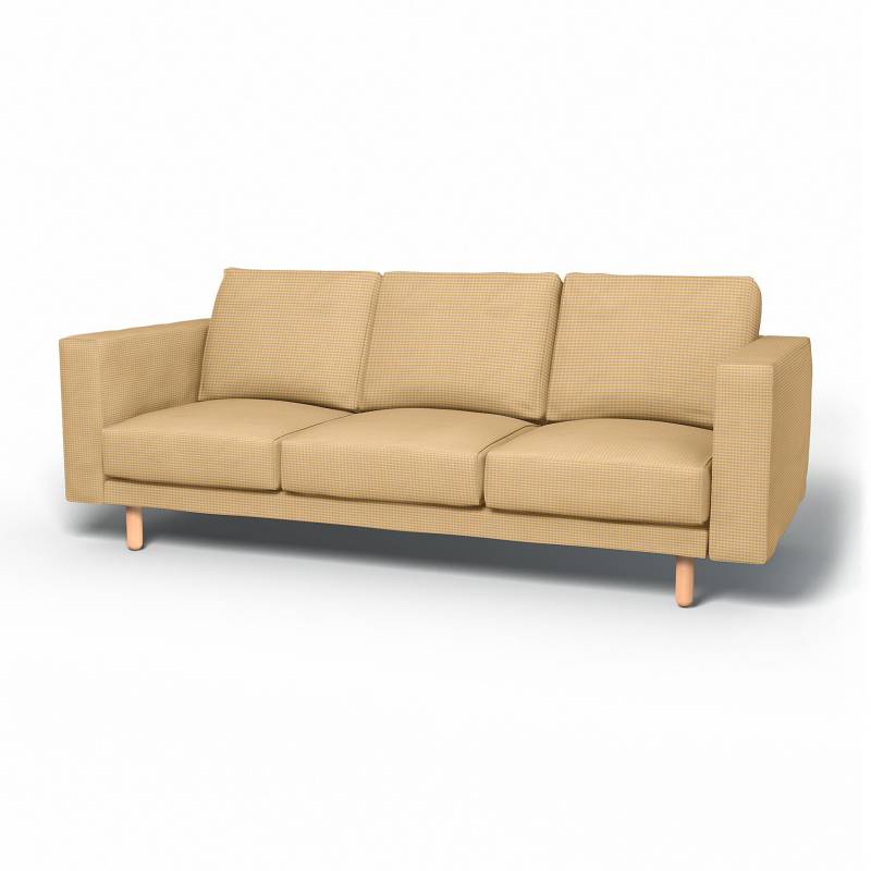 IKEA - Bezug für 3er-Sofa Norsborg, Sun Yellow, Baumwolle - Bemz IKEA - Bezug für 3er-Sofa Norsborg, Sun Yellow, Baumwolle - Bemz von Bemz