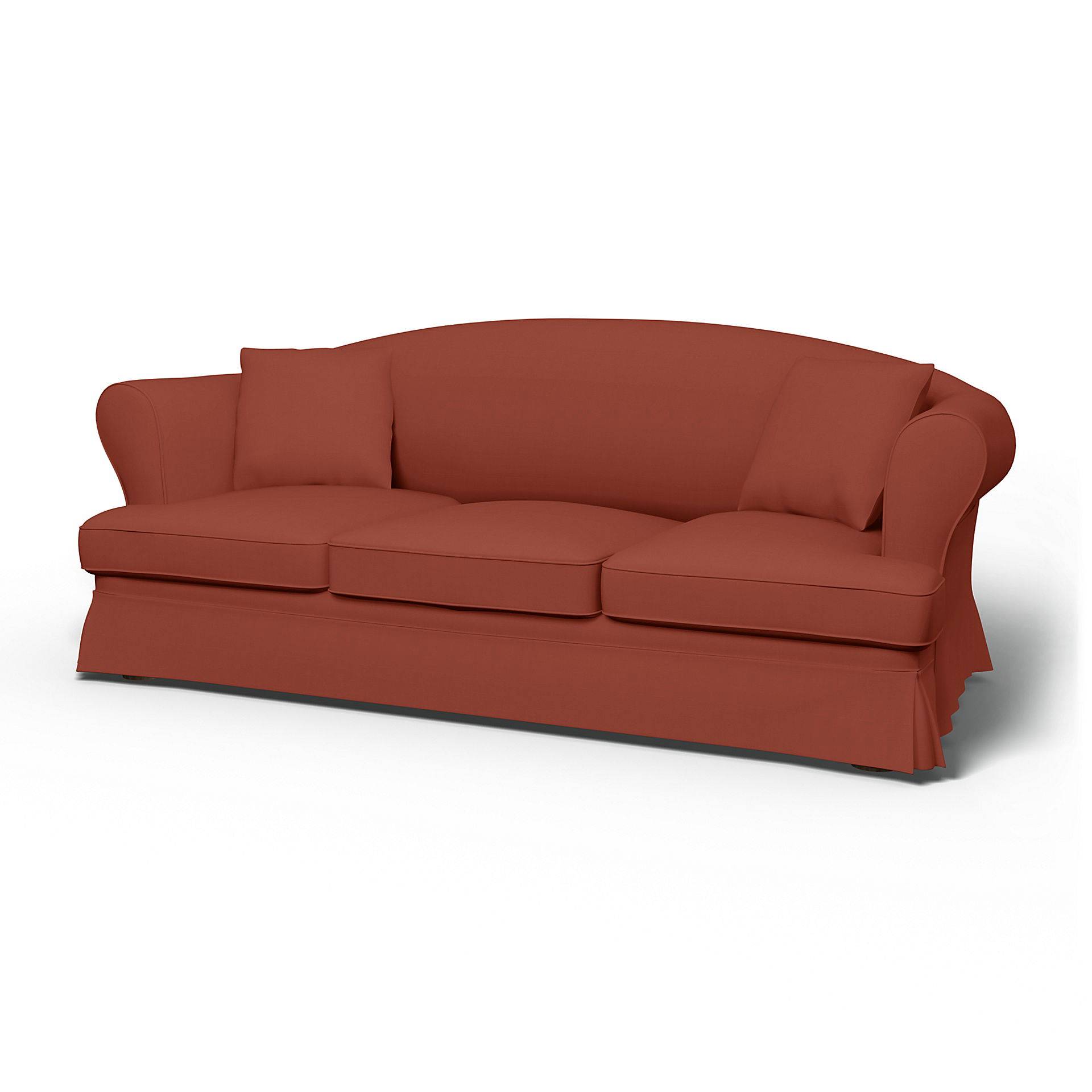 IKEA - Bezug für 3er-Sofa Sundborn, Burnt Orange, Baumwolle - Bemz von Bemz