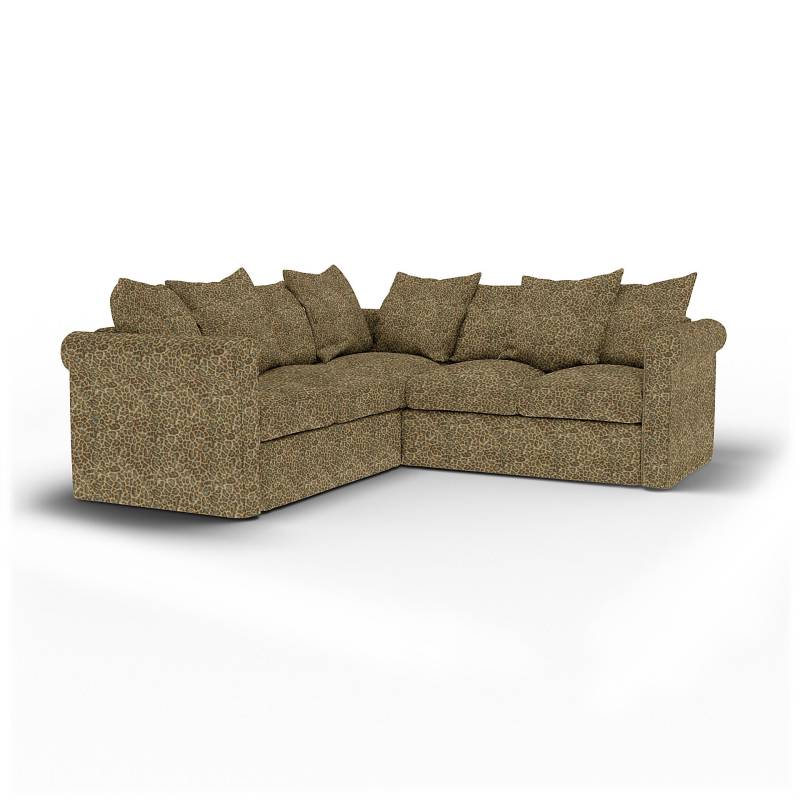 IKEA - Bezug für 4er-Ecksofa Grönlid, Blue Leo, DIE NATURE’S PALETTE COLLECTION VON BEMZ - Bemz von Bemz