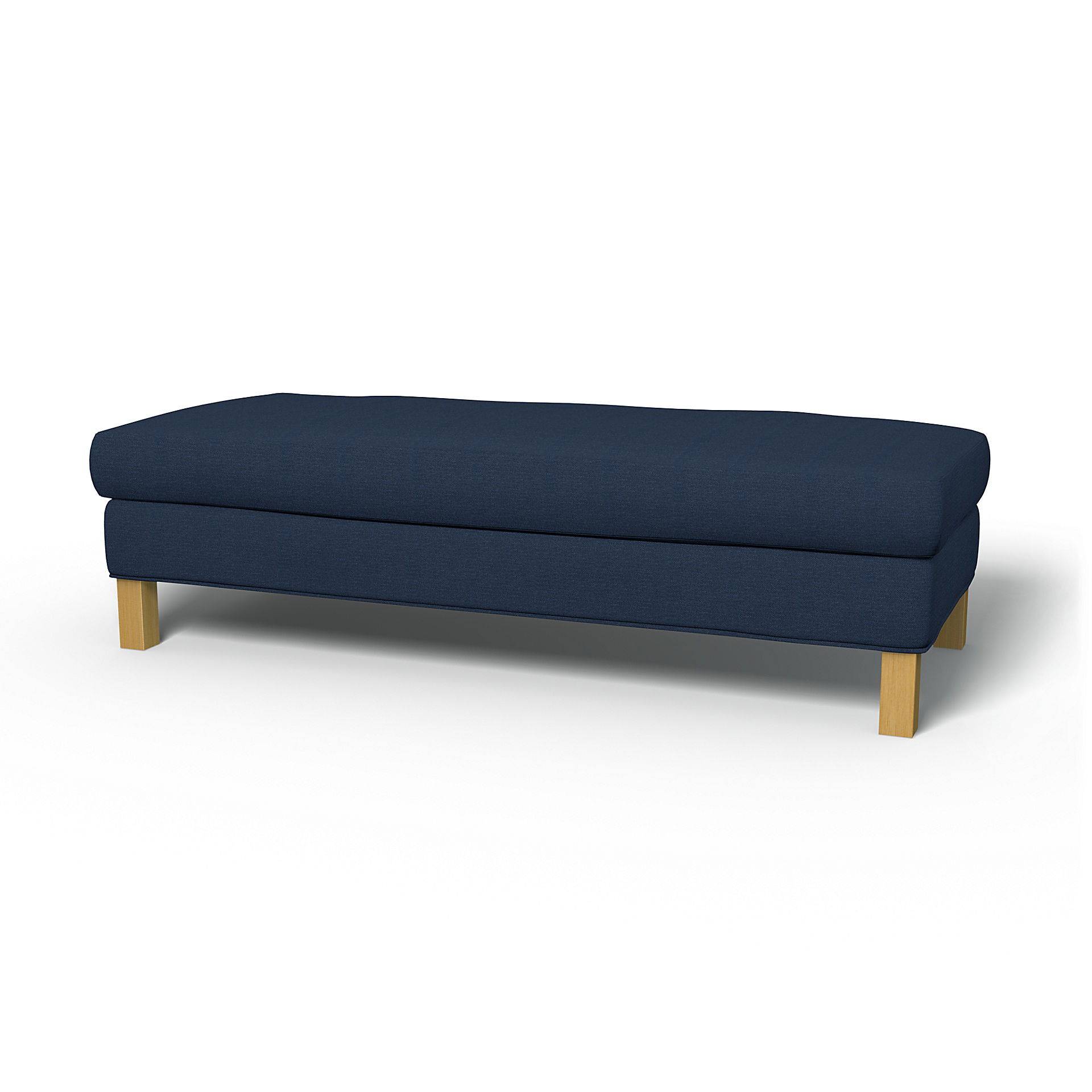 IKEA - Bezug für Bank Karlanda, Navy Blue, Leinen - Bemz von Bemz