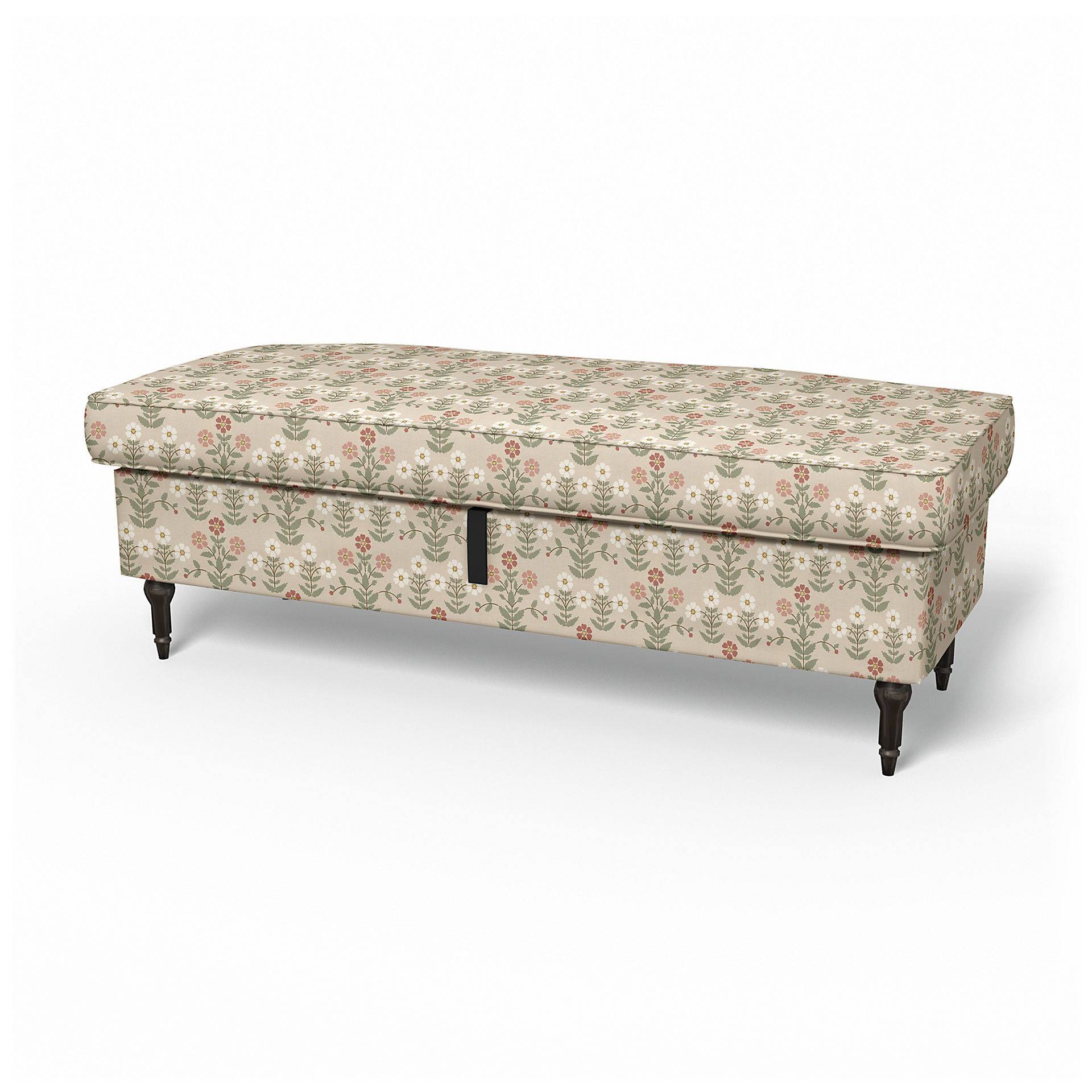 IKEA - Bezug für Bank Stocksund, Pink Sippor, BEMZ x BORÅSTAPETER COLLECTION - Bemz von Bemz