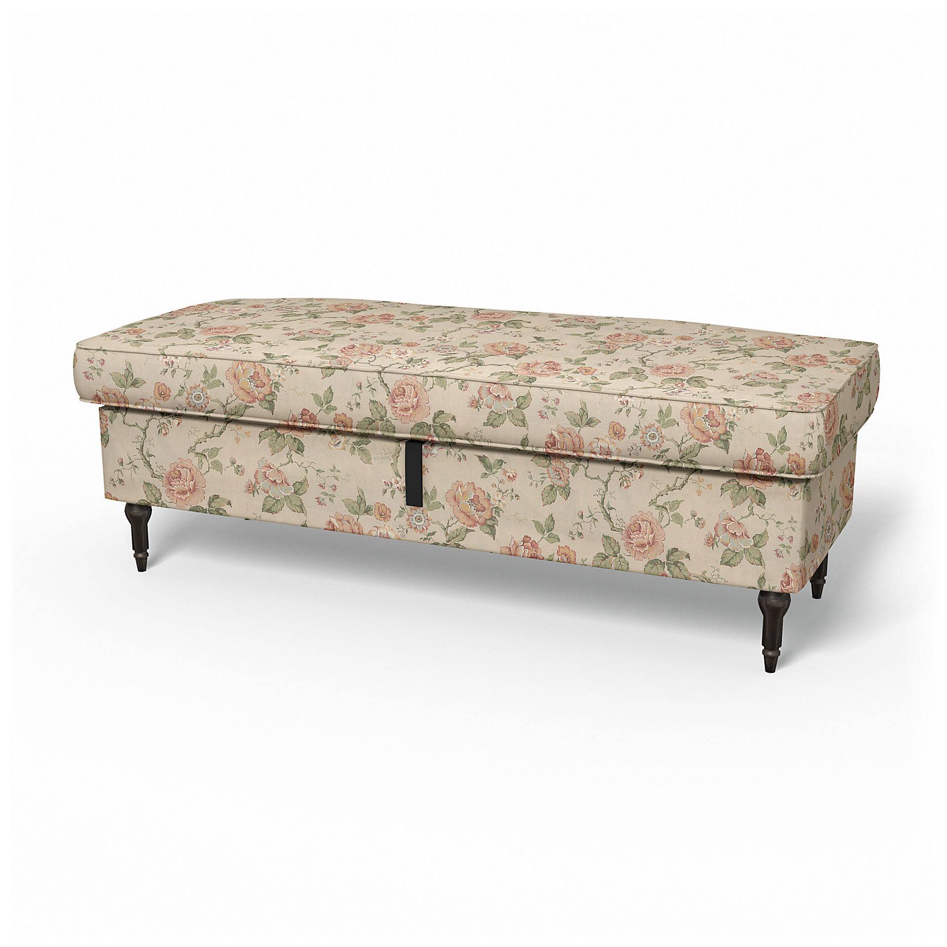 IKEA - Bezug für Bank Stocksund, Rosenträd Light, BEMZ x BORÅSTAPETER COLLECTION - Bemz von Bemz