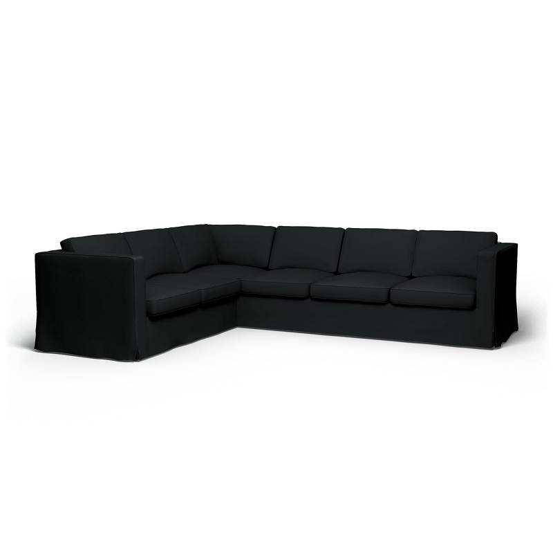 IKEA - Bezug für Ecksofa Karlanda (2+3), Jet Black, Baumwolle - Bemz von Bemz