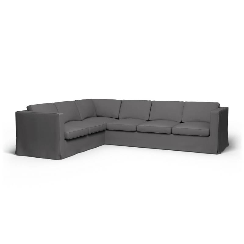 IKEA - Bezug für Ecksofa Karlanda (2+3), Smoked Pearl, Baumwolle - Bemz von Bemz