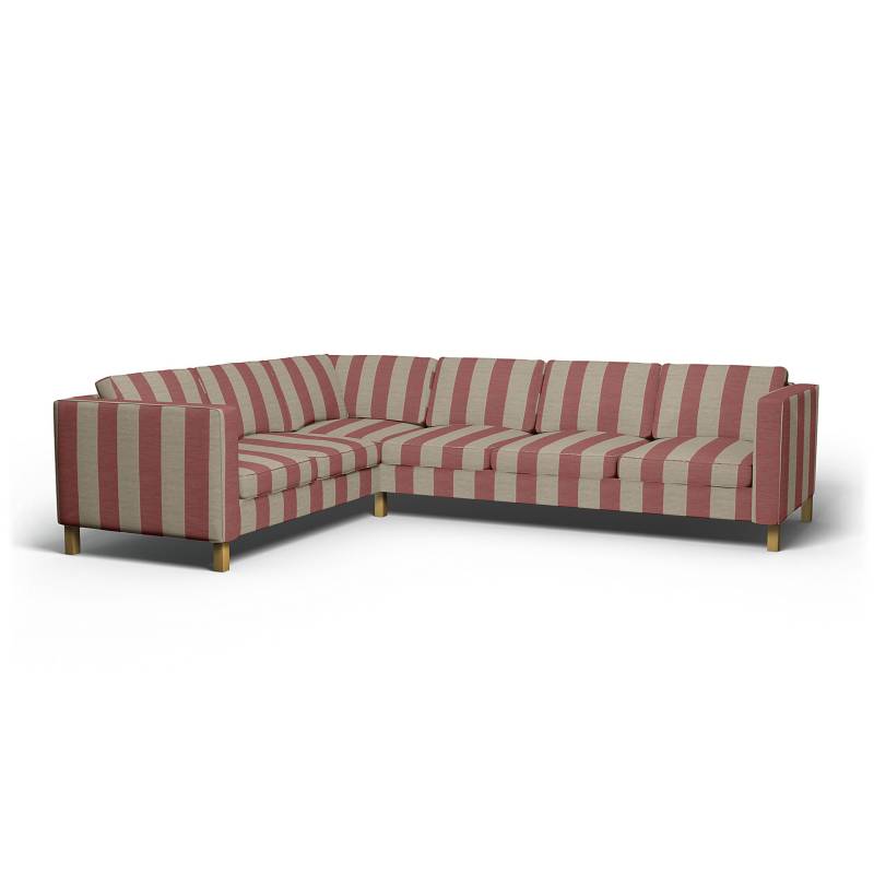 IKEA - Bezug für Ecksofa Karlanda (2+3), Soft Red, Leinen - Bemz von Bemz