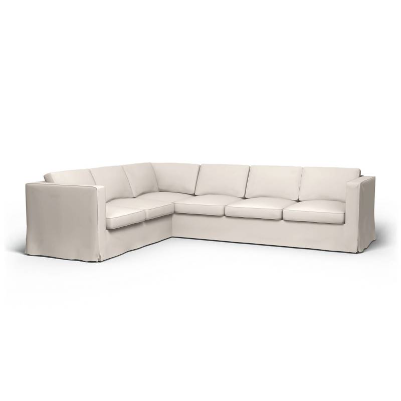 IKEA - Bezug für Ecksofa Karlanda (2+3), Soft White, Baumwolle - Bemz von Bemz