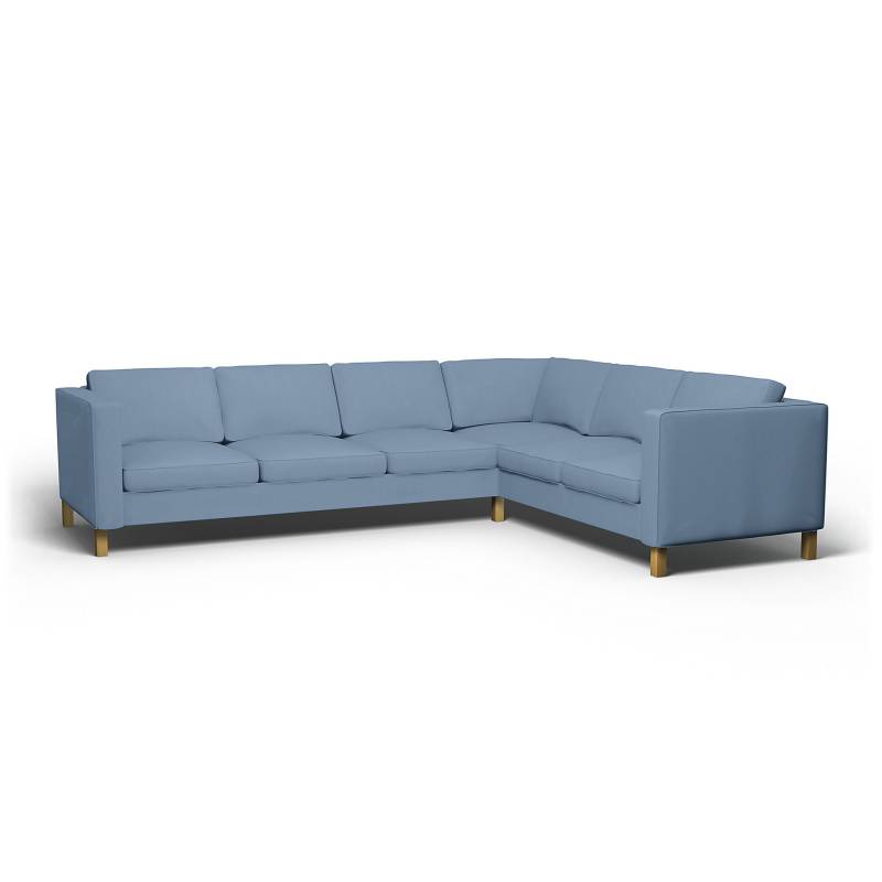 IKEA - Bezug für Ecksofa Karlanda (3+2), Dusty Blue, Baumwolle - Bemz von Bemz