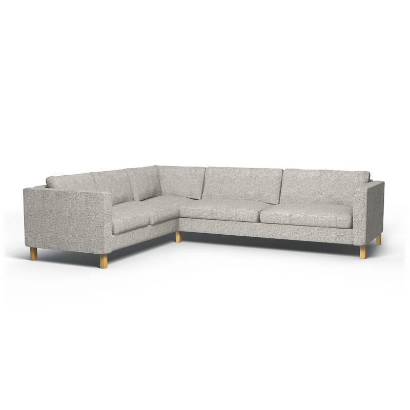 IKEA - Bezug für Ecksofa Karlstad (2+3), Driftwood, BOUCLÉ & TEXTURIERT - Bemz von Bemz