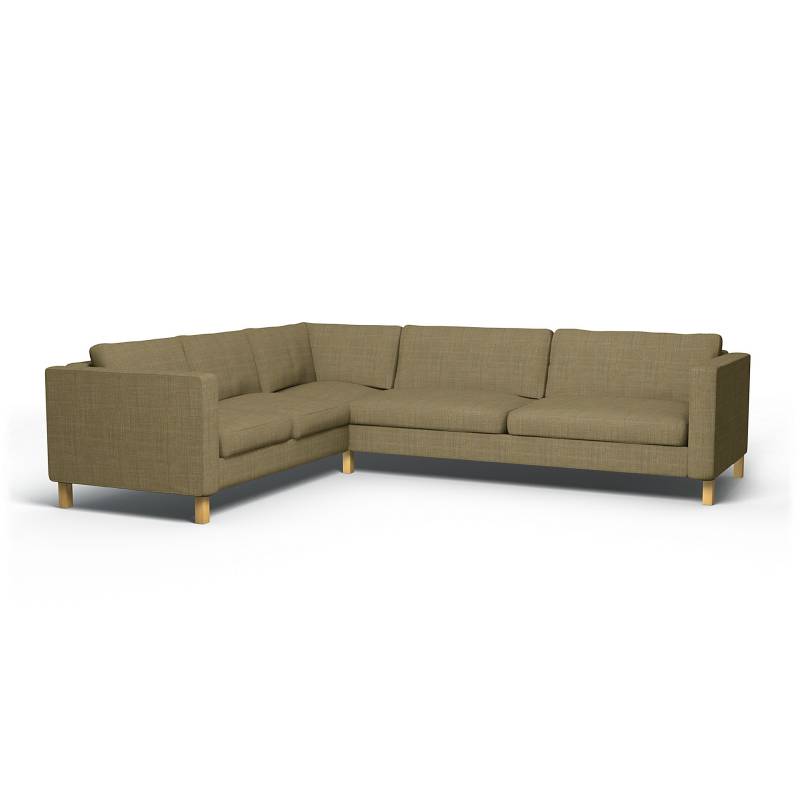 IKEA - Bezug für Ecksofa Karlstad (2+3), Dusty Yellow, BOUCLÉ & TEXTURIERT - Bemz von Bemz