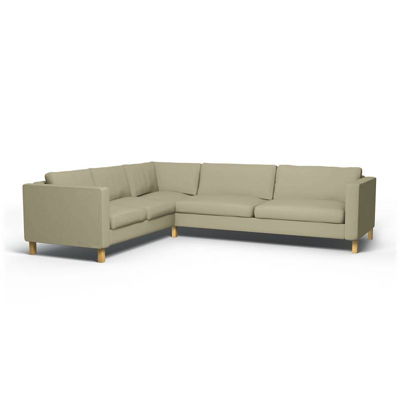 IKEA - Bezug für Ecksofa Karlstad (2+3), Sand Beige, Baumwolle - Bemz von Bemz