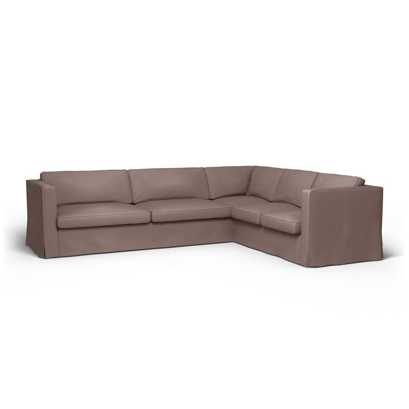IKEA - Bezug für Ecksofa Karlstad (3+2), Lavender, Samt - Bemz von Bemz