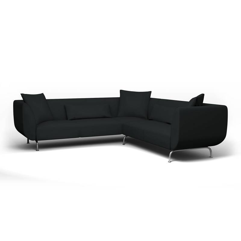 IKEA - Bezug für Ecksofa Strömstad, Jet Black, Baumwolle - Bemz IKEA - Bezug für Ecksofa Strömstad, Jet Black, Baumwolle - Bemz von Bemz